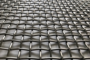 Wire screens with square holes